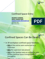 Confined Space Entry: Maurice Sanders Qhse Consultant 973-3-697-9344 966-50-365-7914