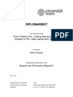 DIPLOMARBEIT. Titel Der Diplomarbeit. From Threat To Pet Shifting Representations of Zombies in Film, Video Games and Literature.