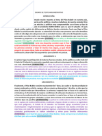 Ensayo de Texto Argumentativo