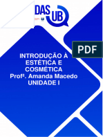 Introdução À Estética e Cosmética