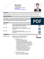 Muhammad Hassan CV - Resume PDF