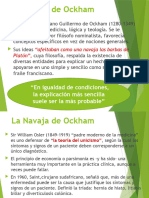 La Navaja de Ockham: "En Igualdad de Condiciones, La Explicación Más Sencilla Suele Ser La Más Probable"