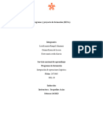 Programa y Proyecto de Formación (SENA) : Liceth María Rangel Almanza Oriana Karen de La Rosa Ester María Cerda García