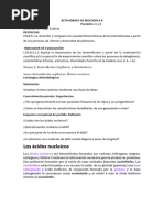 Resumen y Tarea 1ro BGU Biología 8