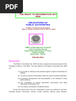 Information As Contemplated Under Section 4 - 1 - B of RTI Act 2005