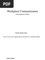 Workplace Communication 1