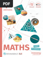 MATHS 4E - Cahier D'exercices