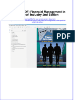 Original PDF Financial Management in The Sport Industry 2nd Edition PDF