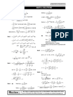 Exercise - 5 Motion Solution