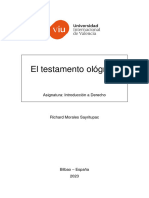 El Testamento Ológrafo