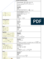 Formule Geometrie