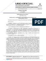 Ley 21.641 Fortalece La Resiliencia Del Sistema Financiero y Sus Infraestructuras Nuevo Art 64 LOC Banco Central