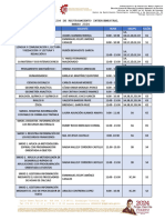 Horarios de Recursamiento Enero 2024