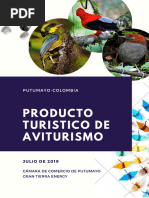 Producto Turistico de Aviturismo