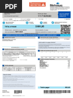MetroGAS - Factura 11171839300