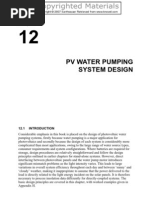 PV Water Pumping System Design