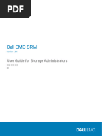 Dell EMC SRM Admin