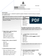 Prueba Diagnóstica 6º Español (2011)