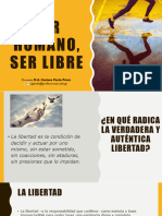 1.3 Ser Humano, Ser Libre