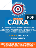 Apostila Completa e Atualizada - Caixa Economica Federal - Tecnico Bancario - Oficial