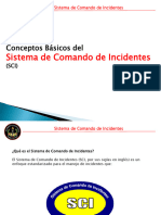 Conceptos Básicos Del Sistema de Comando de Incidentes (SCI)