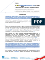 Gobernación Del Atlántico Declara Calamidad Pública para Enfrentar La Sequía