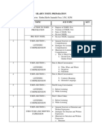 Silabus Toefl Preparation