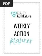 Da Weekly Planner