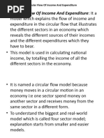 Circular Flow of Income and Expenditure in Two Three & Four Sector