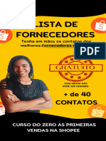 Lista de Fornecedores