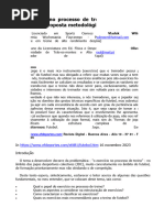 O Exercício No Processo de Treino de Futebol