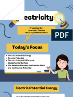 Circuits Education Presentation in Blue Yellow Flat Cartoon Style