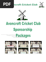 Avoncroft Cricket Club Sponsorship Opportunities