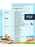 Programación Grado Pre - Jardin 2024