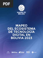 Mapeo Del Ecosistema de Tecnología Digital en Bolivia 2023