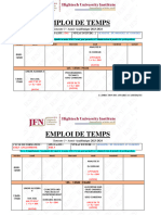 EDT ING Niv 2 SM Du 9 Au 13 OCT