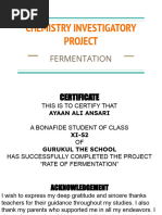 Chemistry Investigatory Project