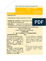 Planeación Didáctica Mensual Enero