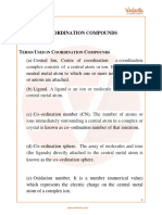 JEE Main 2023 Coordination Compounds Revision Notes - Free PDF Download