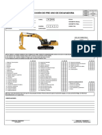 Sig-Pr-007-F38 Check List de Excavadora - Oruga