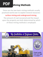 1-Open Cast Mining Methods