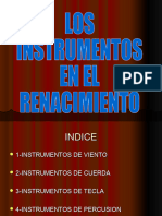 Instrumentos Renacimiento