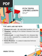 FUNCTIONS and RELATIONS (Discussion)