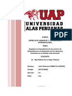 Trabajo de Derechos Humanos y Jurisdicción Internacional