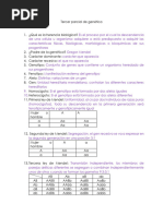 Tercer Parcial de Genética