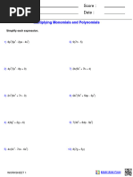 Alg Ia Mult Poly WS 1