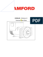 Stamford Alternator Technical Data Sheet of Generator HCM5D-311-TD-EN Rev A