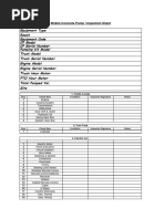 Placing Boom Inspection Report