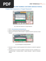 Apmt Mumbai Customer Service Portal Manual