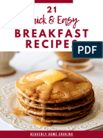 21 Quick & Easy Breakfast Recipes - Reduced 1